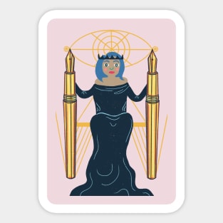 Queen of Swords Sticker